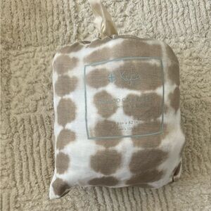 Kyte Baby Bamboo Crib Sheet Khaki Rip Tide